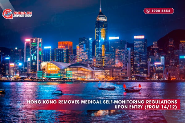 Hong Kong removes medical self-monitoring regulations upon entry (December 14)
