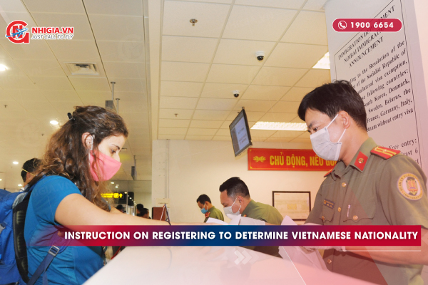 Instruction on registering to determine Vietnamese nationality - updated 2023