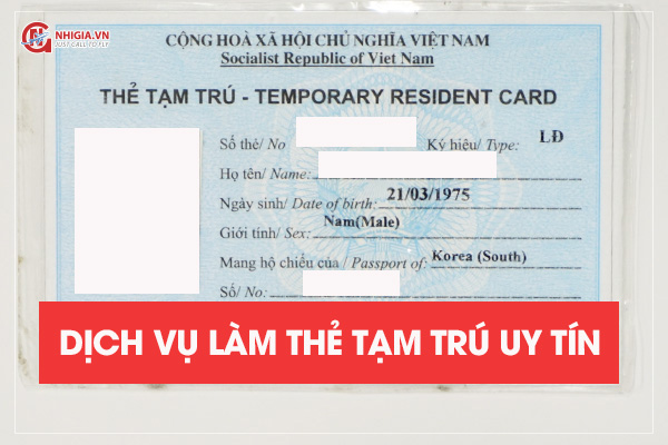 Lệ phí cấp thẻ tạm trú cho người nước ngoài là bao nhiêu?