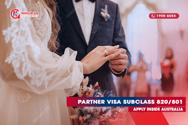 Partner Australian visa subclass 820/801 (apply for a visa inside Australia)