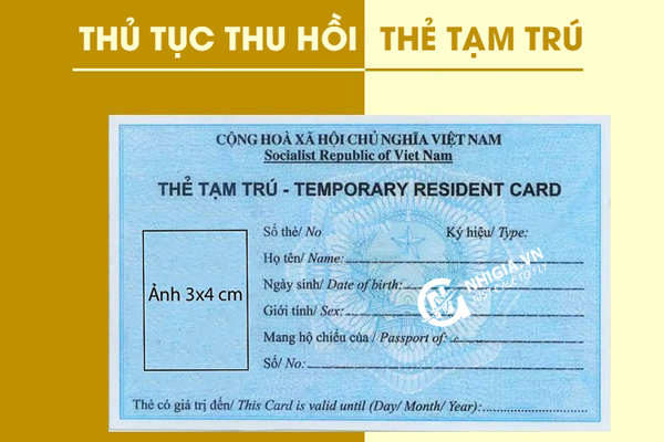 Hướng dẫn thủ tục thu hồi thẻ tạm trú của người nước ngoài