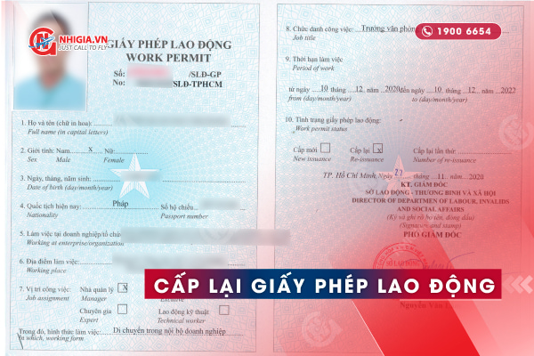 Cấp Lại Giấy Phép Lao Động (Work Permit) Cho Người Nước Ngoài