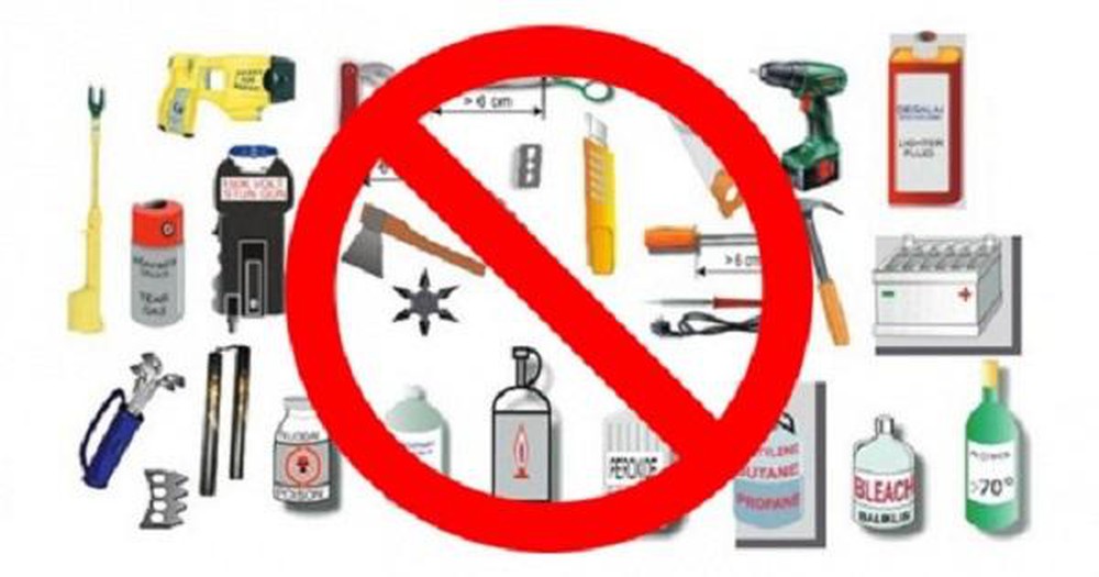 4 thứ bị cấm đem lên máy bay