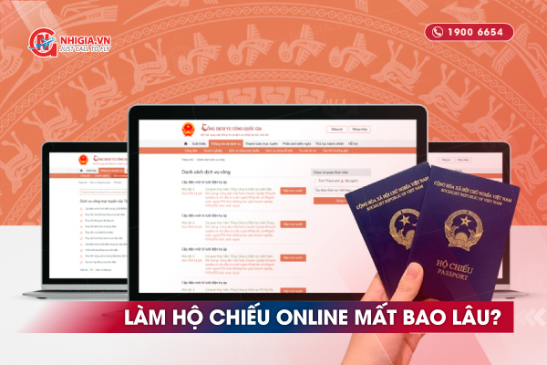 Làm hộ chiếu online mất bao lâu?