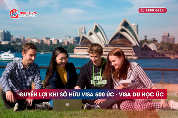 Quyền lợi khi sở hữu visa 500 Úc - Visa du học Úc