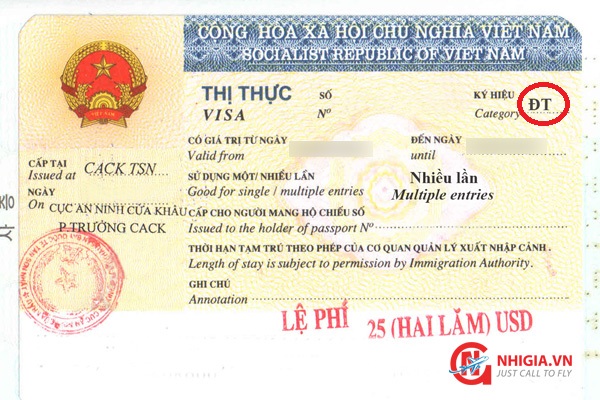 visa Việt Nam loại đầu tư