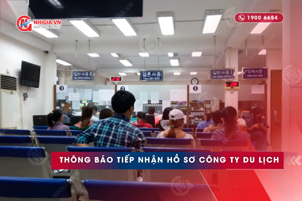 Thông báo từ Lãnh sự quán Hàn Quốc - tiếp nhận hồ sơ đăng ký công ty du lịch