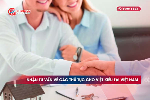 Đăng k&yacute; nhận tư vấn về c&aacute;c thủ tục cho Việt Kiều tại Việt Nam