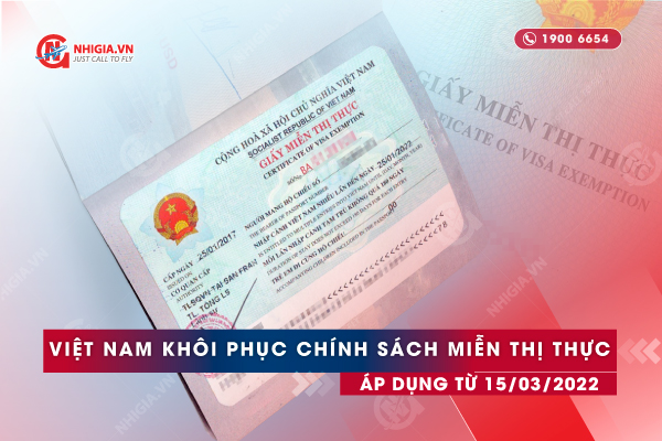 Việt Nam khôi phục chính sách miễn thị thực với 13 nước| áp dụng từ 15.03.2022