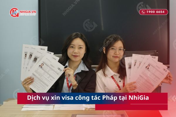 Dịch vụ xin visa c&ocirc;ng t&aacute;c Ph&aacute;p tại NhiGia