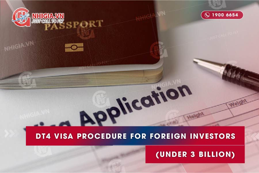 DT4 visa procedure for foreign investors (under 3 billion)