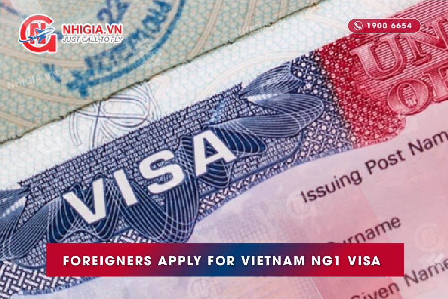 Foreigners apply for Vietnam NG1 visa