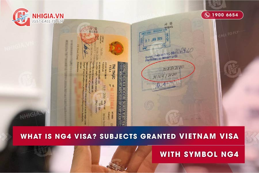 What is NG4 Visa? Subjects granted Vietnam Visa with symbol NG4