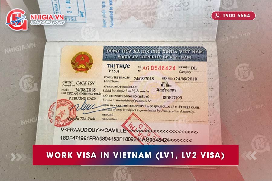 Work visa in Vietnam (LV1, LV2 visa)