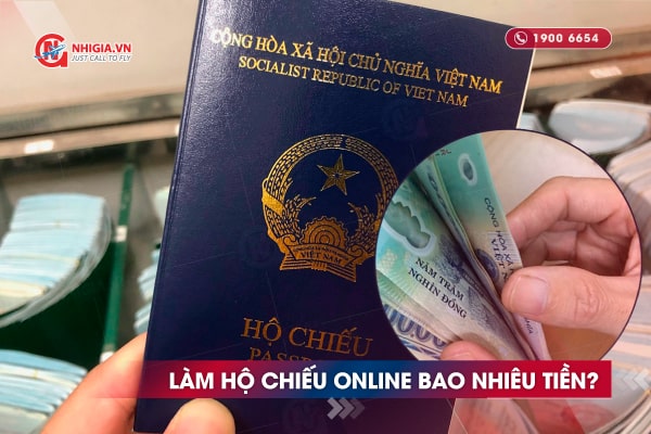 Làm hộ chiếu online bao nhiêu tiền?