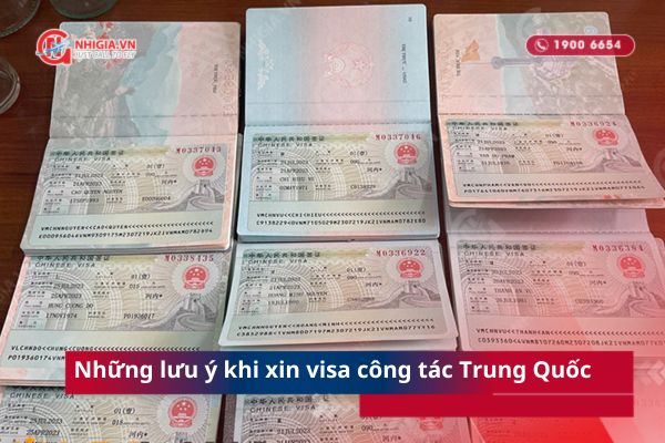 Những lưu ý khi xin visa công tác Trung Quốc