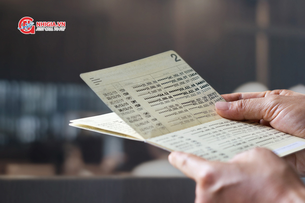 Chứng minh bằng sổ tiết kiệm