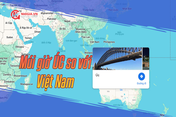 M&uacute;i giờ &Uacute;c so với Việt Nam