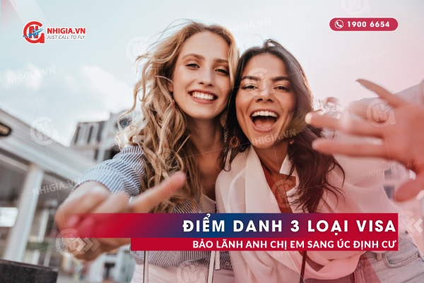 Điểm Danh 3 Loại Visa Bảo Lãnh Anh Chị Em Sang Úc Định Cư
