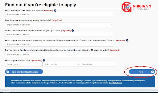 Hướng dẫn xin visa Canada online chi tiết nhất