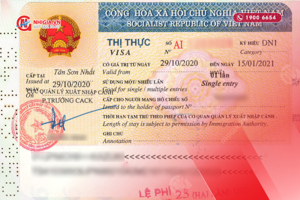 Vietnam visas subject to conversion of purposes