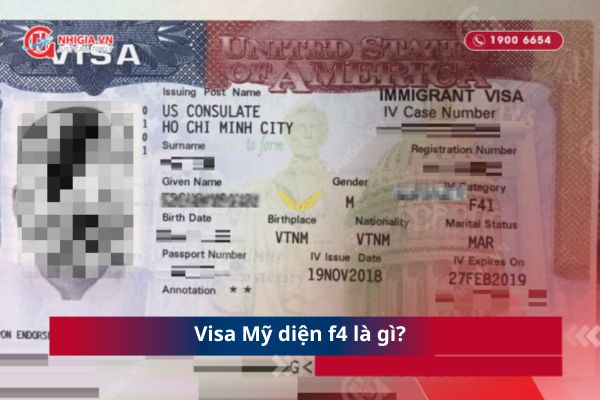 Visa Mỹ diện f4 là gì?