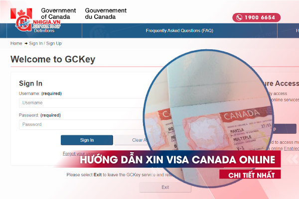 Hướng dẫn xin visa Canada online chi tiết nhất